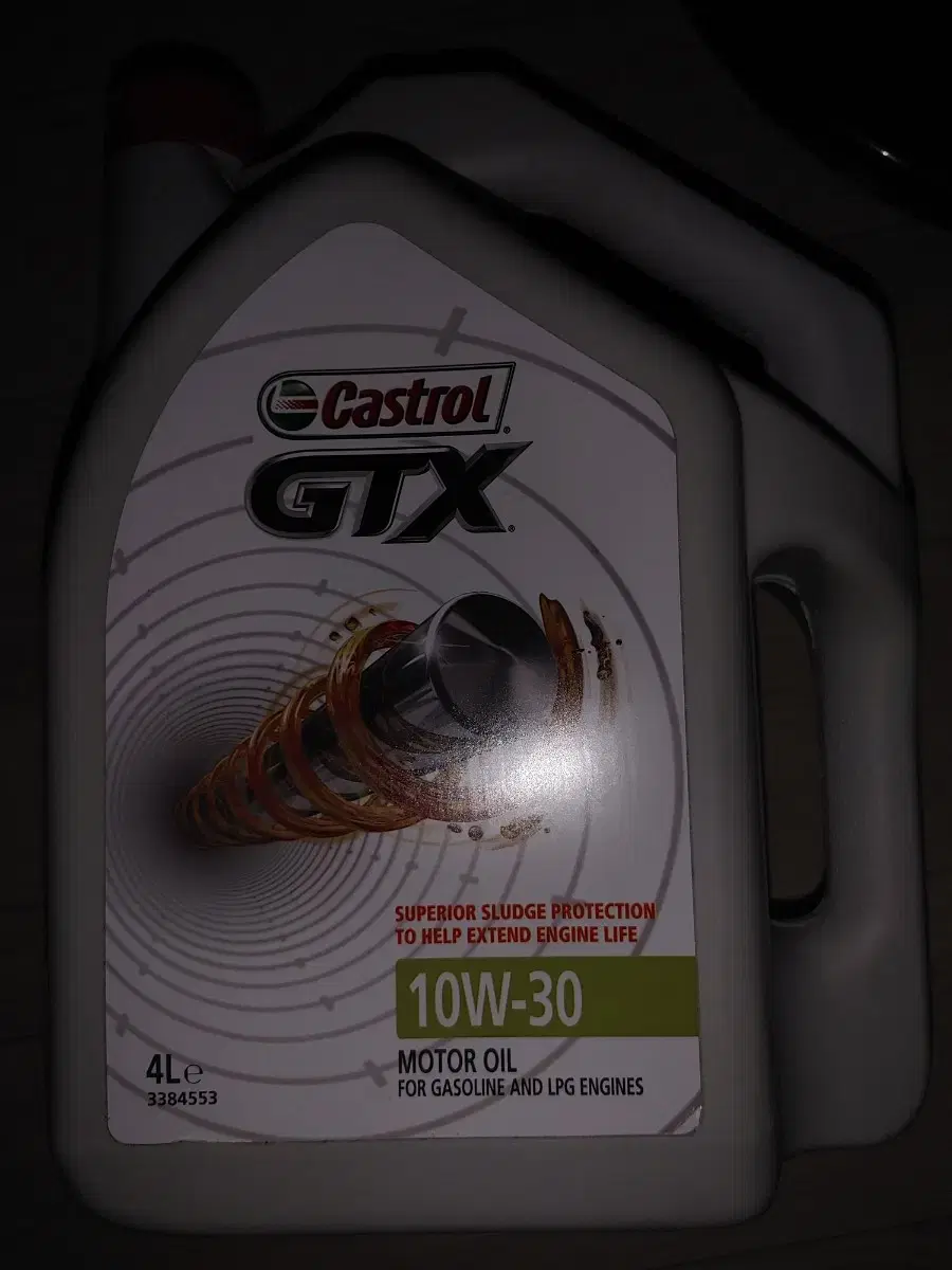 castrol gtx  10w30 4L 엔진오일 (pcx범용) (미개봉)